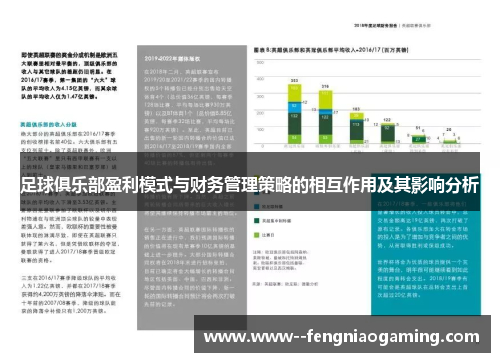 足球俱乐部盈利模式与财务管理策略的相互作用及其影响分析 足球俱乐部盈利模式与财务管理策略的相互作用及其影响分析