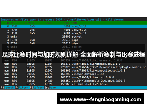足球比赛时间与加时规则详解 全面解析赛制与比赛进程